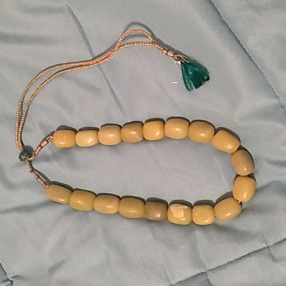 NWOT Genuine Jade Stone Handmade Necklace